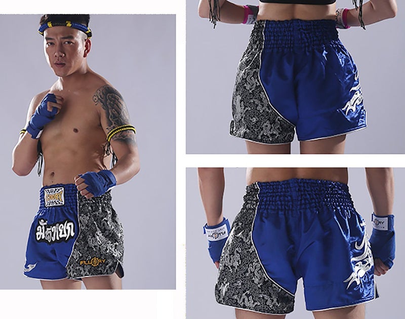 FLUORY Muay Thai Fight Shorts,MMA Shorts Clothing Training Cage Fighting Grappling Martial Arts Kickboxing Shorts Clothing - Image 3